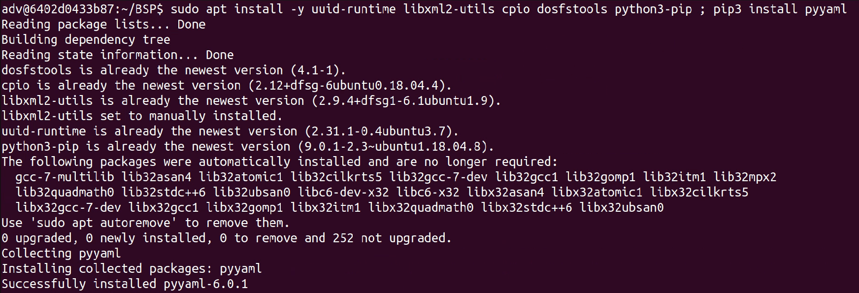 Install Dependencies