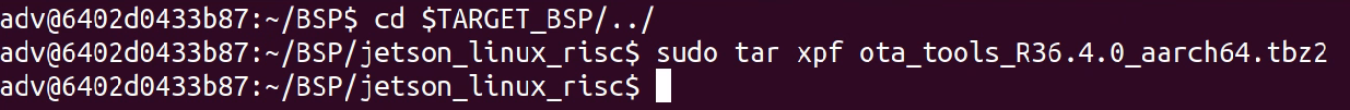 OTA Tool Setup