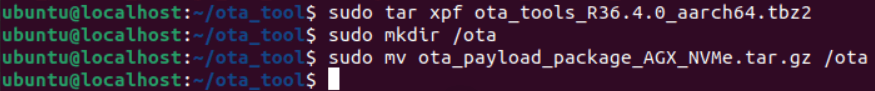 OTA Setup on Jetson