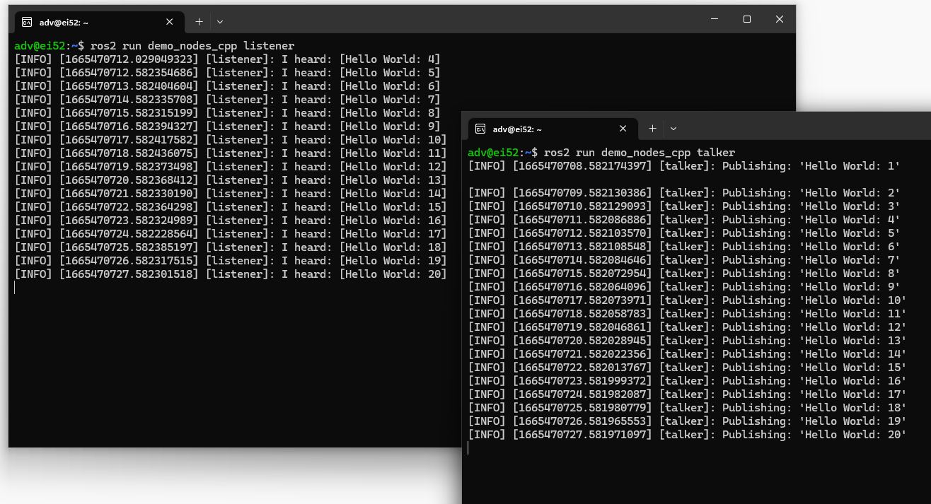 ROS2 suite node sample cpp