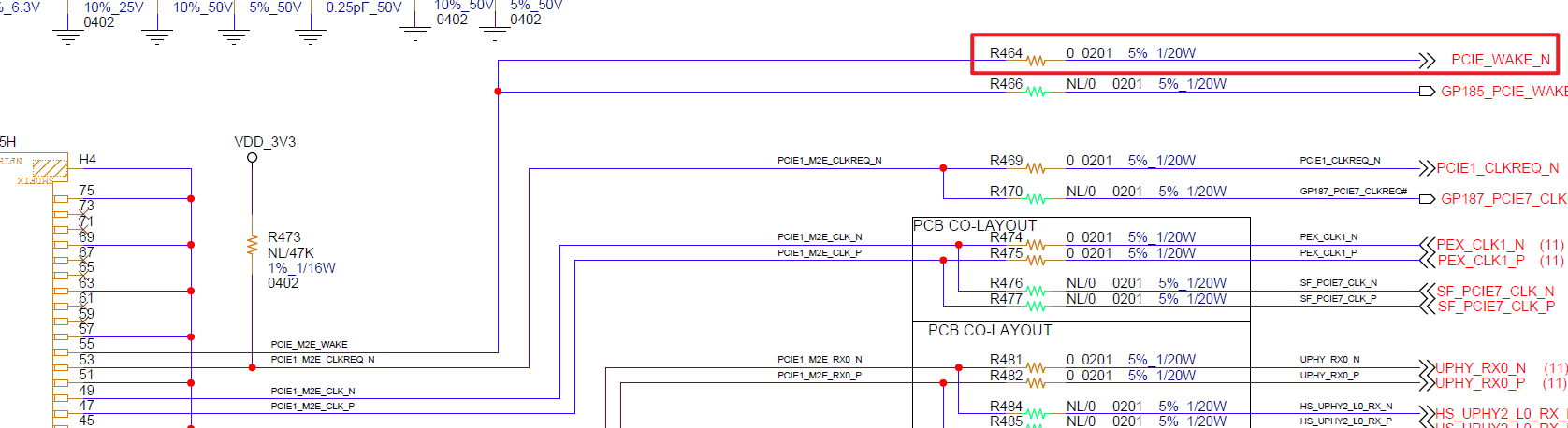PCIE_WAKE_N 連接